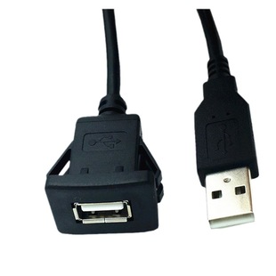 Горячая продажа 1 м USB2.0 от мужчины к женщине расширение автомобиля Водонепроницаемая линия удлинение приборной панели автомобиля линия USB-панели