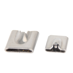 Stainless steel self-locking tie buckle packing buckle spherical buckle 201/304/316 stainless steel strapping buckle