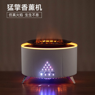 New White noise flame aromatherapy machine humidifier Bluetooth speaker essential oil diffuser office bedroom humidifier
