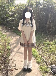 jk uniform skirt suit shirt 2023 Summer Japanese college style sweet cute short sleeve shirt two-piece student
