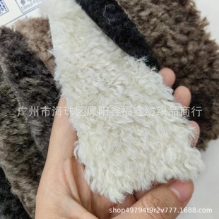 Factory spot curly velvet fur one home pillow hairband doll dog kennel adorable