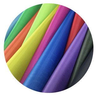 Factory supply thin polyester taffeta waterproof silver-coated fabric dust shading car coat cover rainproof silk umbrella cloth