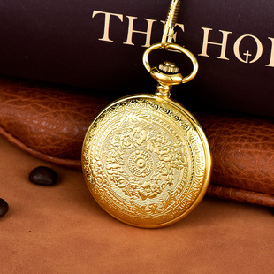Large pocket watch gold lettering TO MY,SON and Forever manufacturers wholesale 8809