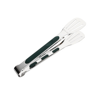 Cross-border three-wire stainless steel 304 food clip thickened food clip fried barbecue steak steamed bread barbecue clip