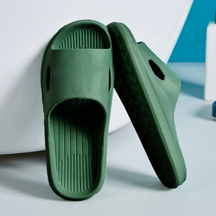 Home Simple Feeling Bathroom Slippers Women's Soft Bottom Non-slip Export Hotel Supermarket Wholesale Slippers