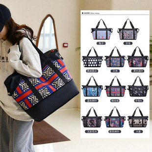 € Large Capacity Travel Luggage Bag Men's and Women's Short Distance Handbag Hand Carrying Out One-Shoulder Sports Bag Light Bag