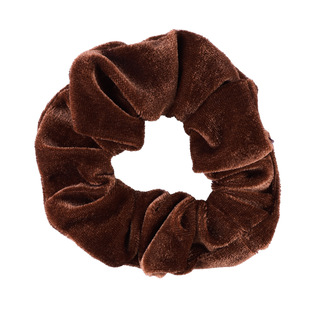 Cross-border new simple flannel large intestine hair ring European and American style plush elastic hair ring hot selling hair rope hair accessories supply