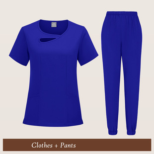Beauty salon nurse clothing frosted suit doctor nurse nursing home operating room sexy slim fashion work clothes