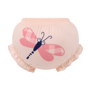 2023 new baby underwear 1-3 years old triangle shorts outer wear pants small and middle-aged children triangle bread hot pants bow