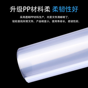 Sucker Rod clip a4 Rod clip transparent rod folder pregnancy test report clip thickening materials student examination paper sorting and storage