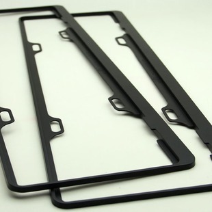 Source Manufacturer Wholesale Zinc Alloy New Energy Green License Plate License Plate Frame Holder Universal Car Tube Office Stainless Steel