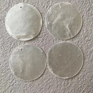 Jingbei Natural Transparent Shell Wind Chimes Factory Direct Supply Shell Sheet Decoration Cross-border Jewelry Accessories diy Shell