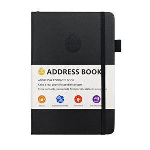 B6 Cross-Border English Address Book Amazon Phone Notepad Contact Record Book Notebook High-Value Ready Stock