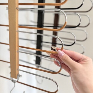 Foreign trade inventory wholesale live HOUSE DAY original single foldable five-layer non-slip hanger pants rack