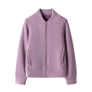 550g Fall/Winter New Color Thickened Ollie Velvet Baseball Suit Collar Short Long Sleeve Casual Joker