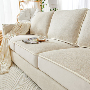 All-inclusive set of cotton and linen sofa cover suit sofa hat back cover cloth sofa cushion cover four seasons universal hair generation