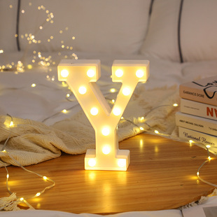 Large Marry Me Letter Lamp Propose Birthday Propose Alphanumeric English Decorative Model Lamp