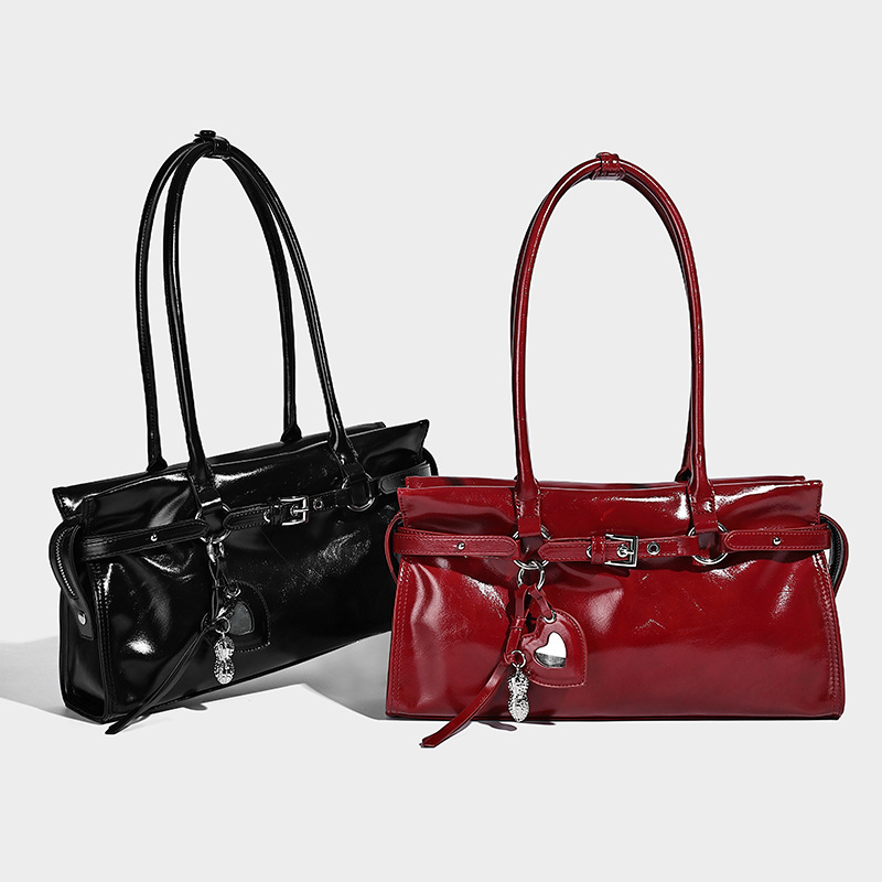 2025 New Autumn/Winter Underarm Bag, Niche Design, Sweet and Cool Baguette Bag, Large Capacity Handbag, Fashionable Shoulder Bag for Women