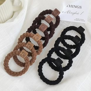 Free Shipping High Elastic Hair Rope Hair Band Women's Hair Ball Rubber Band 2025 New Bold Fashionable Simple Hair Accessories Headwear