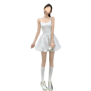 French-style Good-looking Unique Beautiful Sling dress Design Sense Niche Bud Short Skirt 2025 Spring and Summer