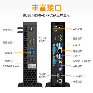 Tianhong AMD A10-8700 четырехъядерный мини-компьютер для домашнего бизнеса
