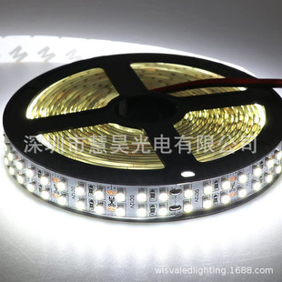 Factory led light bar 3528 SMD double row soft light strip home decoration outdoor engineering bright waterproof led light strip wholesale