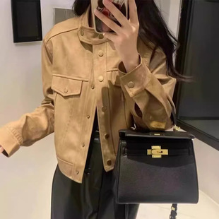 plus size Women's chubby girl Autumn New 2024 Western Style All-match Loose Short Coat Jacket Loose Design Top