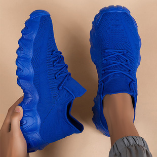 Обувь мужские трансграничные sneakers дышащие не вонючие ноги спортивная обувь мужская мода носки обувь летающие тканые повседневные туфли