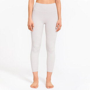 Ningbo Dashu High Waist Naked Yoga Pants Women's Traceless Quick-drying Tight Running Fitness Pants Hip-lifting Sports Yoga Clothes