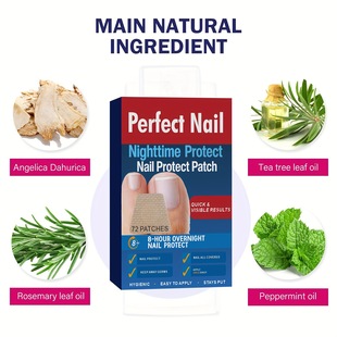 [NDC] Cross-border Half-tray Nail Care Paste 72 Paste/Box