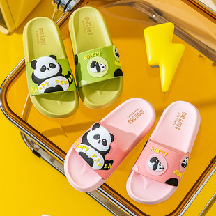 Panda Children's Slippers Summer New Home Indoor Boys and Girls Baby Cute Outer Wear Non-slip Slippers