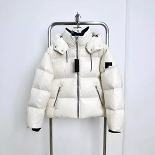 2024 Song Jia with hooded warm fashion loose casual down jacket 90 velvet coat