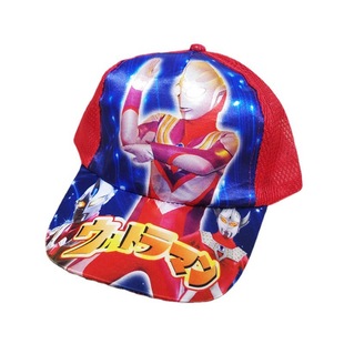 Трансграничная детская сетчатая Кепка Человека-паука Ultraman, Европейская и американская весенне-летняя мультяшная бейсболка принцессы, дышащая шляпа от солнца