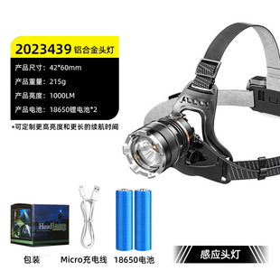 Outdoor Led Mini Ultra-Light Strong Light Headlamp Floodlight Night Fishing Hiking Miner Lamp Running Camping Headlamp Factory Batch