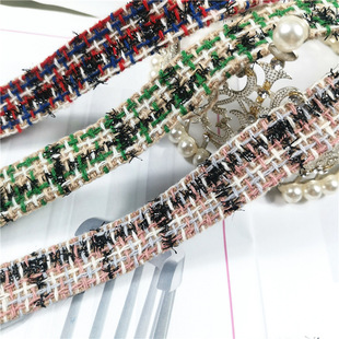 Color Korean Style Style Woven Ribbon Ribbon Ribbon Lace Tassel Belt Clothing Accessories Hair Accessories Decorative Material