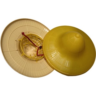 Waterproof Bucket Hat to Protect Against Rain, Outdoor Sun Protection, Unisex, Can Be Worn in All Seasons, Pastoral Labor Large Brim Plastic Linchong Hat