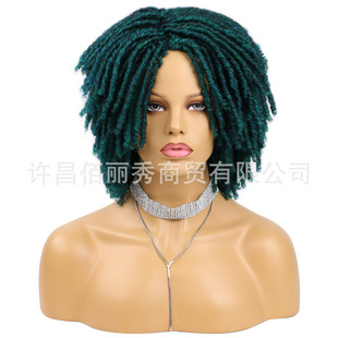 Foreign Trade European and American Chemical Fiber Cylinder Curl Hollow Small Roll Headgear Dreadlock Wigs Hollow Heart Braid Headgear Manufacturers
