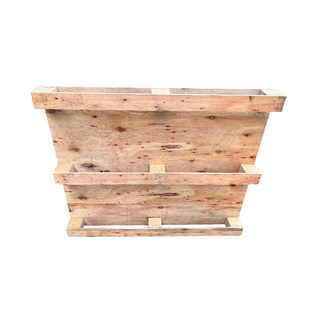 Guangdong card board fumigation-free export European standard four-sided fork plywood plywood tray disinfection solid wood card board