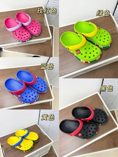 2023 New CROC CROCs CROCs Men's and Women's Outerwear Non-slip Fashion Couple Sandals and Slippers Summer Beach Shoes