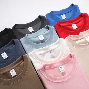 Customized Autumn and Winter 320g Chinese Cotton Round Neck Sweatshirts for Men and Women, Off-Shoulder Tops, Cultural Shirts, Casual Sweatshirts, Customized