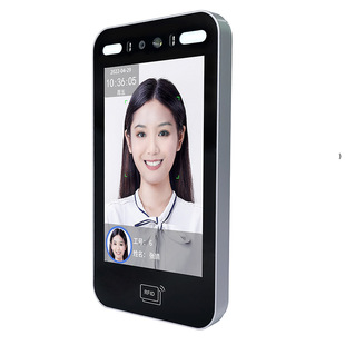 8-inch dynamic face recognition access control integrated machine factory park office brush face large screen access control attendance system