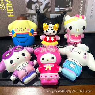 Богатство Sanrio распаковать и зажимать музыку Медленный отскок игрушки Оптовая продажа офиса