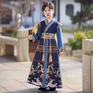Мальчик Hanfu 2025 год змеи весна и осень