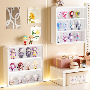 Wall-mounted Blind Box Storage Display Rack Doll Bubble Mate Transparent Hand-made Ornaments Cross-border Folding Display Box