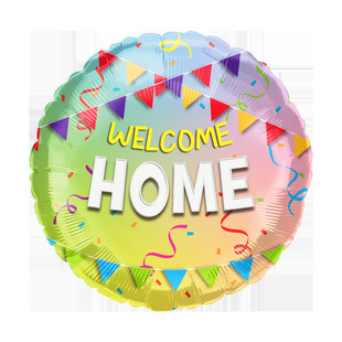 Aluminum foil balloon WELCOME HOME WELCOME HOME 18-inch round balloon party decoration balloon