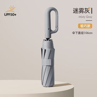 Fully Automatic Reverse Buckle 10-Bone Business Umbrella Wind-Resistant Umbrella Black Rubber Sun-Protection and Rain-Protection Dual-Use Double Umbrella