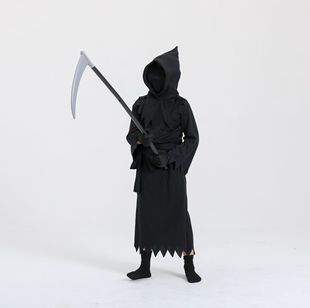 Cross-border New Halloween Cos Death Costume cosplay Child Demon Death Cosplay Performance Costume