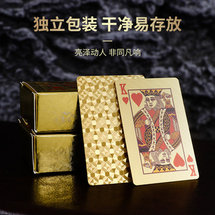 Factory in stock mini gold small poker PVC creative fun toy good Q small model Travel 55 small poker