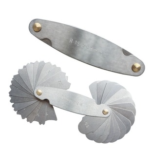 R gauge sample radius gauge R0.3-1.5 1-6.5 7-14.5 15-25 25-50 52-100mm