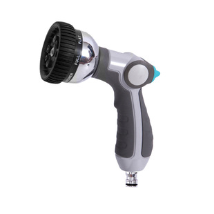 Manufacturers supply household multi-purpose high-pressure car wash water gun zinc alloy 8-function garden watering water spray artifact